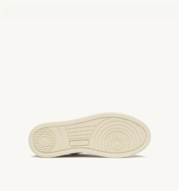 Autry WB44 Medalist Low Leather White/Steel Grey
