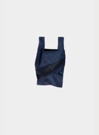Susan Bijl the new shopping bag navy & water small