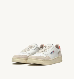 Autry LS45 medalist low leather suede white/ orange