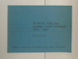 de eerste vijftig jaar passage theater Schiedam 1933-1983