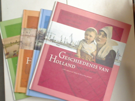 Geschiedenis Van Holland Deel 1,2 en 3 A en B    4 delen compleet