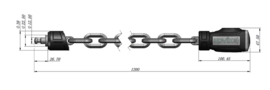 Kovix Smart Alarm CHAIN Lock  8mm*120mm