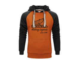 Honda Vintage Legend Maker Hoodie Orange