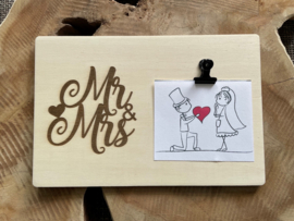 Fotobord Mr & Mrs