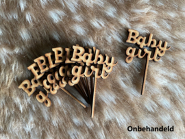 Cupcake toppers Baby girl