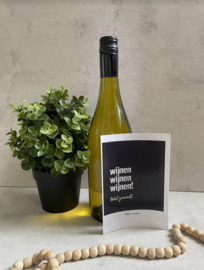 Wijnen Wijnen Wijnen - humor - wijnetiket