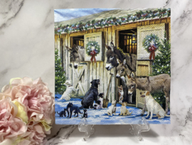 Ambiente Kerst dieren servet  nr 618
