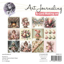 Fairybells Art journaling en card making  backgrounds set 12