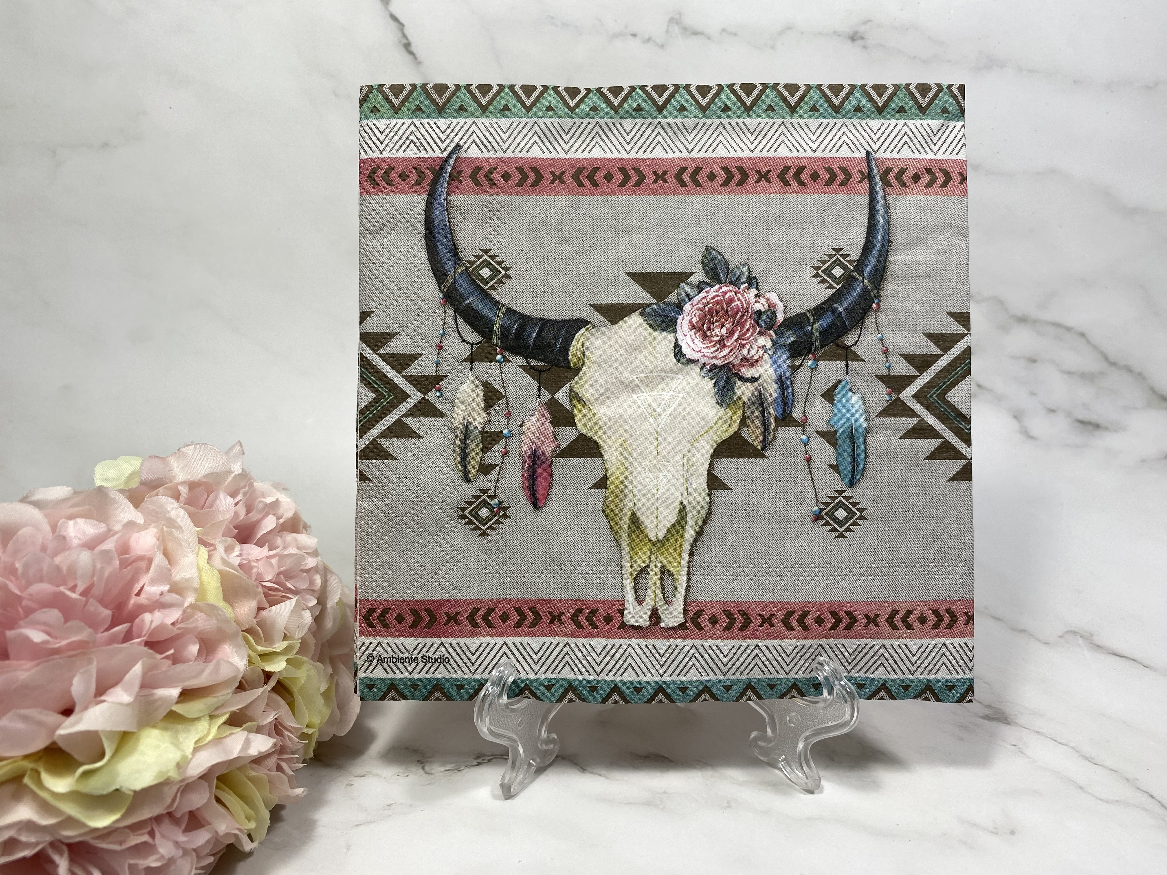 Ambiente buffelkop / skull servet nr 165