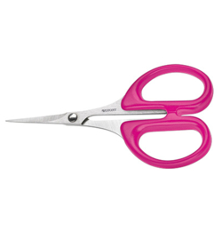 Roze silhouetschaar RVS kunststof grip