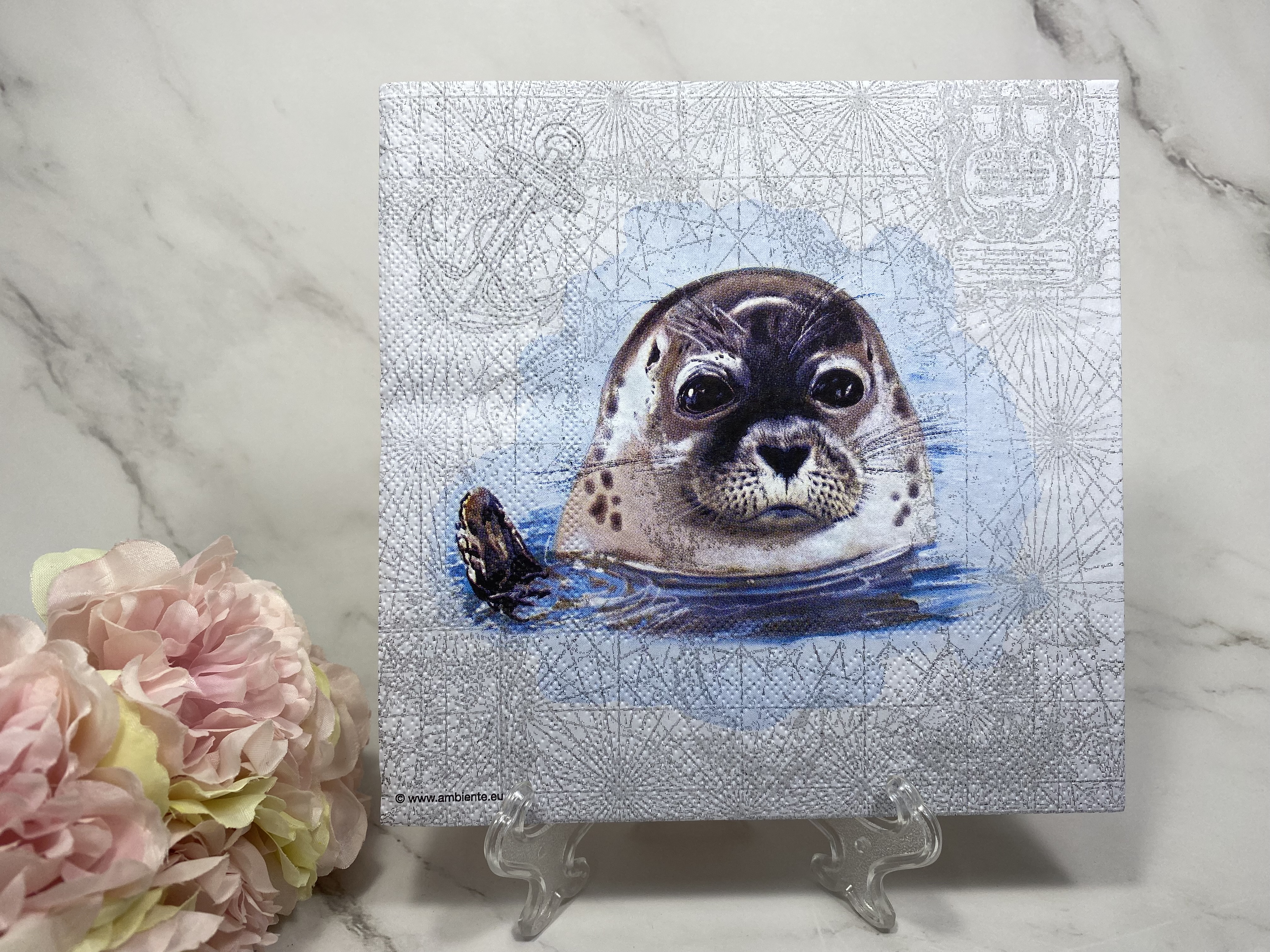 Ambiente zeehond servet nr 491