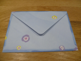 Diddl blauwe enveloppe
