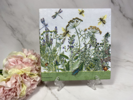 Veld bloemen knutsel servet nr HM81