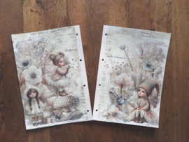 Fairybells Art journaling set A4 Winter nr 1