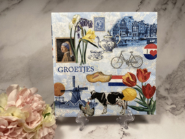 Ambiente Delfts blauw Holland servet nr HM530