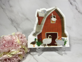 Boerderij knutsel servet nr boerderij