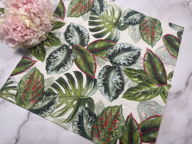 Exotische bladeren knutsel servet nr HM430