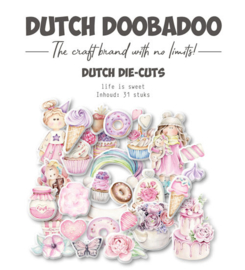 Dutch Doobadoo DDBD Die-cuts Life is sweet 31 pcs
