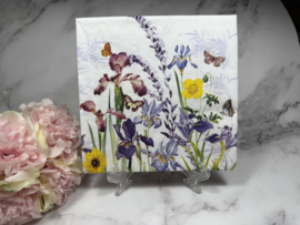 Iris tuin knutsel servet nr 665