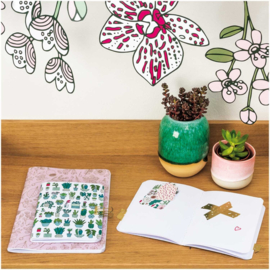 2 notitie boekjes cactus set A6