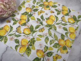 Citroenen vlinders  knutsel servet nr HM97