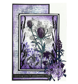 Studio light siliconen stempel ABC achtergrond
