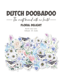 Dutch Doobadoo DDBD vogels en bloemen die-cuts 25 pcs