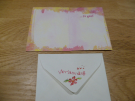 Diddl mini kaart : Happy Birthday ! met enveloppe