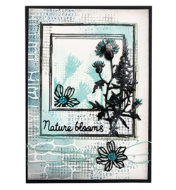 Studio light siliconen stempel ABC achtergrond