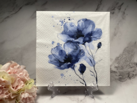 Ti flairDelfts blauwe bloem servet nr M189