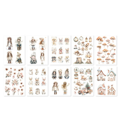 Dutch Doobadoo DDBD Collage paperset Winter wonderland papier set