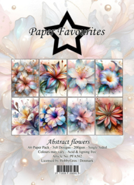 Paper Favourites Abstract flowers A6
