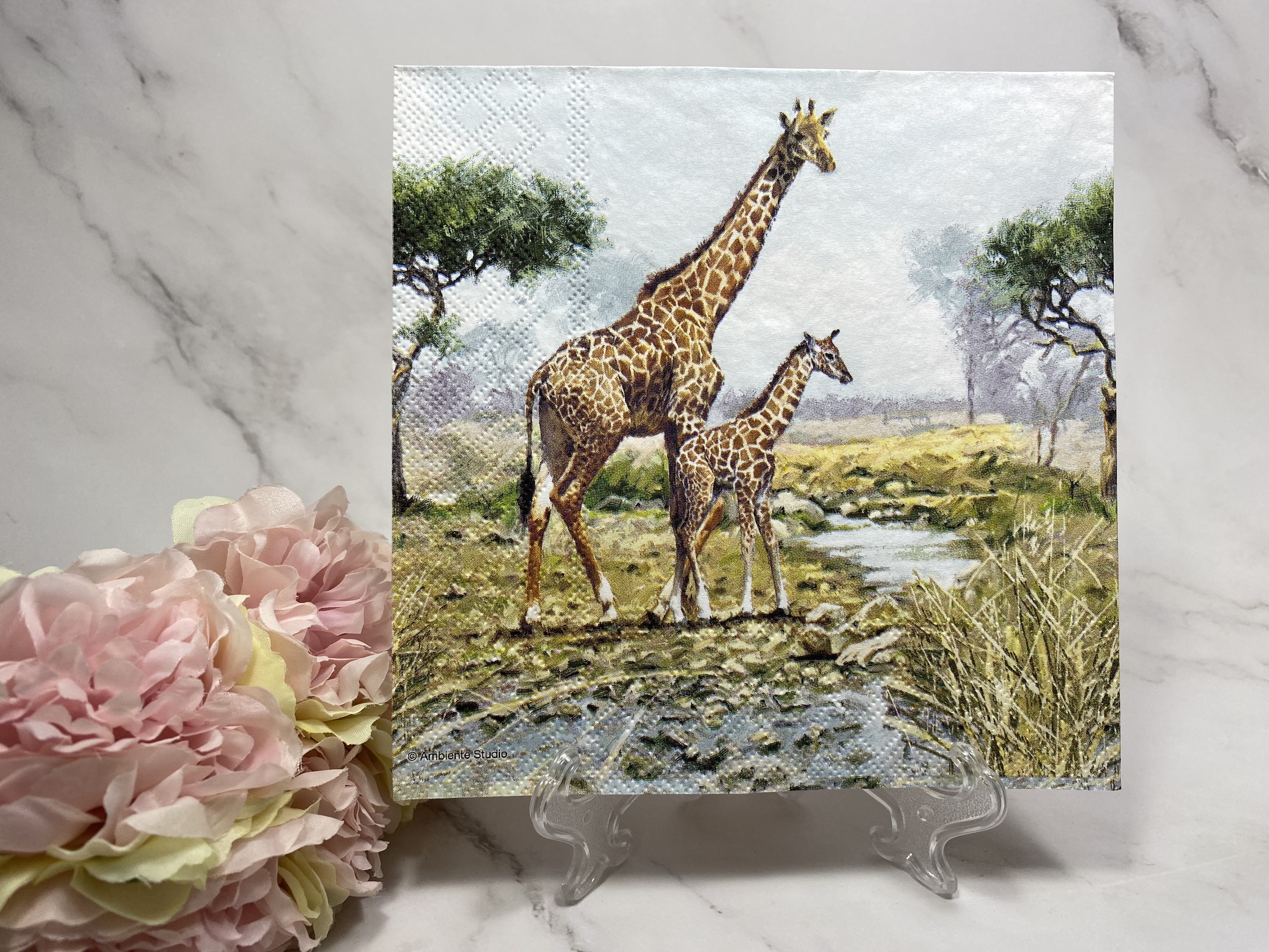 Ambiente giraffe servet nr 533