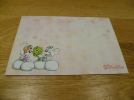 Diddl en Diddlina roze enveloppe