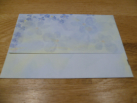 Galupy blauwe enveloppe