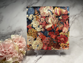 Verschillende gekleurde bloemen servet nr HM213