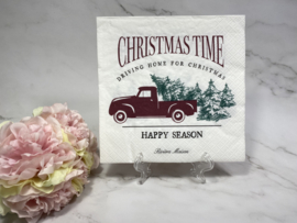 Kerst servet auto nr 529
