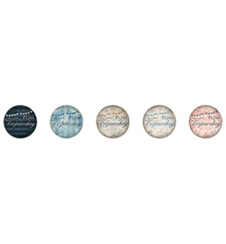 Studio light Vintage fijne verjaardag stickers op rol 100 pcs