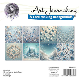 Fairybells Art journaling en card making  backgrounds set 1
