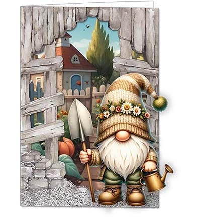 Gnomes adventures 01  art journaling card making