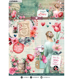 Studio light Paper Pad Paper Elements Sending You Love nr.287
