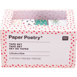 5 delig Washi Tape set plant