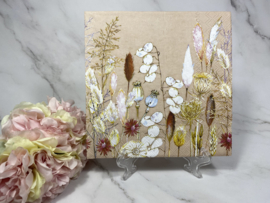 Ambiente potpourri gedroogde bloemen servet nr M79