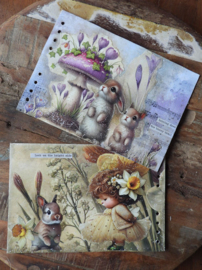 Fairybells Art journaling set A4 Voorjaar nr 2