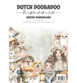 Dutch Doobadoo DDBD Collage paperset Winter wonderland papier set