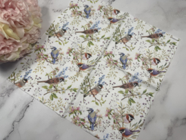 Veel kleine vogels knutsel servet nr C11