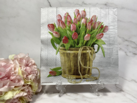 Tulpen knutsel servet nr HM26