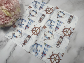 Zomer plaatjes knutsel servet nr C6