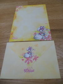 Diddlina/ Mimihopps A5 1 vel briefpapier + enveloppe nr 147