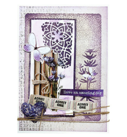 Studio light siliconen stempel ABC achtergrond